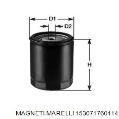 Масляный фильтр 153071760114 Magneti Marelli