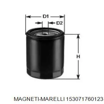 153071760123 Magneti Marelli масляный фильтр