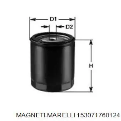 153071760124 Magneti Marelli масляный фильтр