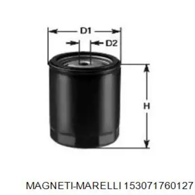 Фильтр масляный Magneti Marelli 153071760127