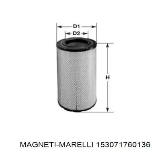 Воздушный фильтр 153071760136 Magneti Marelli