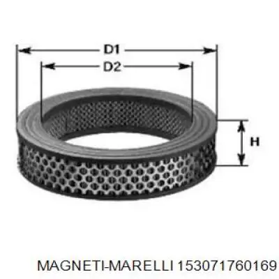 Воздушный фильтр 153071760169 Magneti Marelli