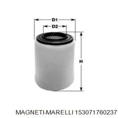 Воздушный фильтр 153071760237 Magneti Marelli