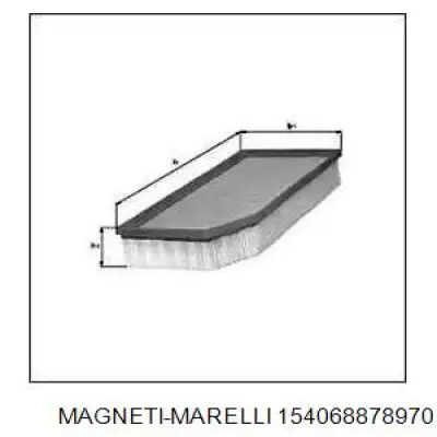 Воздушный фильтр 3D0129620D VAG