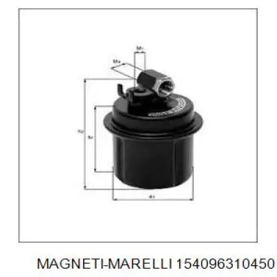 16010SM4930 Honda filtro de combustível