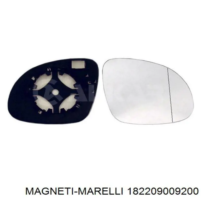 182209009200 Magneti Marelli зеркальный элемент зеркала заднего вида правого