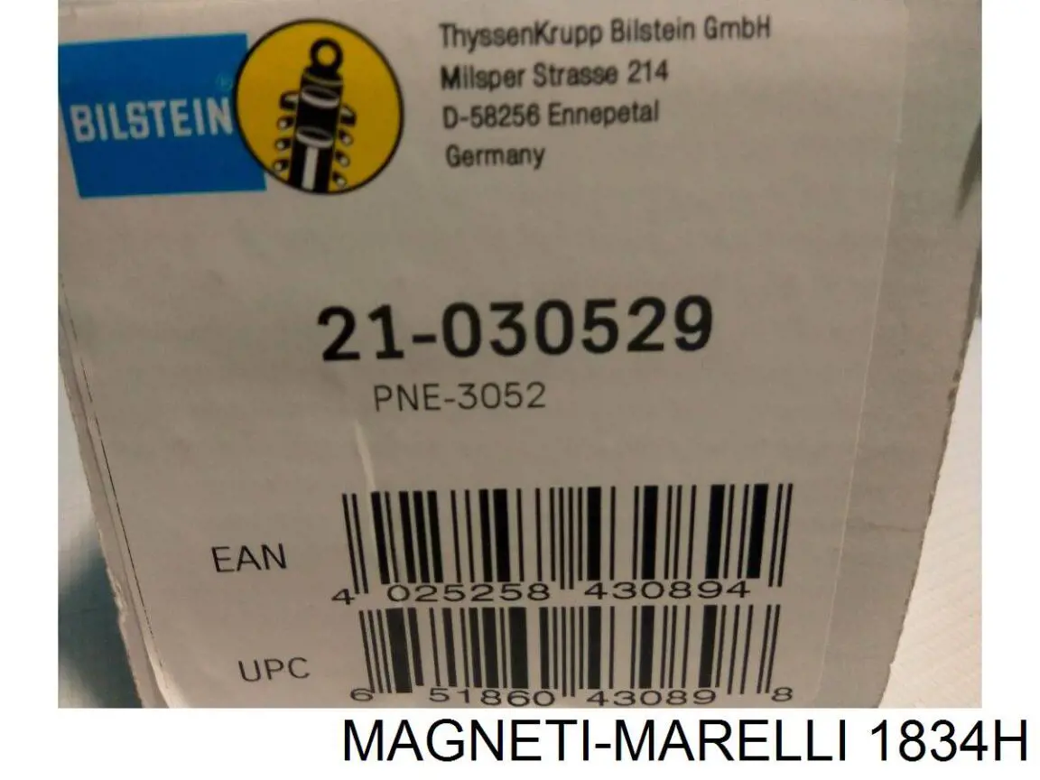 1834H Magneti Marelli Амортизатор передний левый