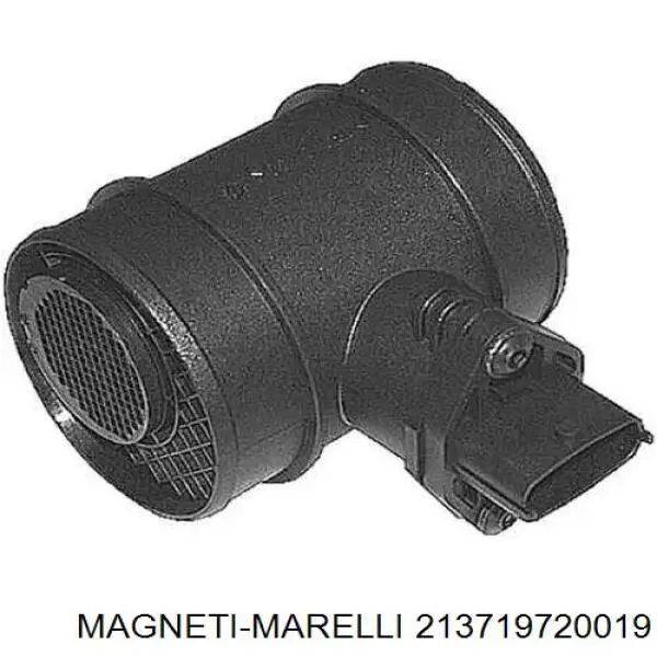 Датчик потока (расхода) воздуха, расходомер M.A.F. - (Mass Airflow) MAGNETI MARELLI 213719720019