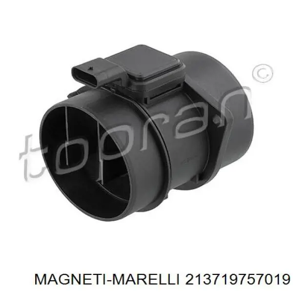 Датчик потоку (витрати) повітря, витратомір MAF - (Mass Airflow) 213719757019 Magneti Marelli