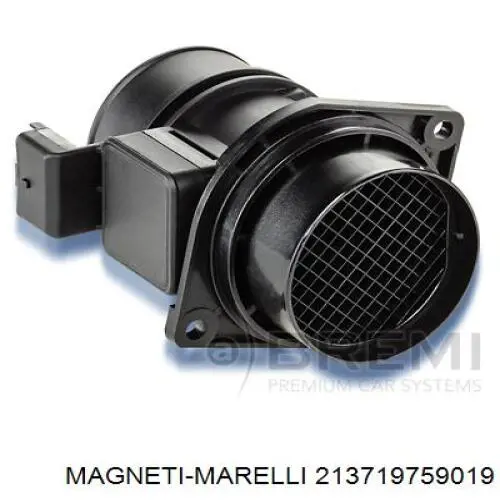 213719759019 Magneti Marelli sensor de fluxo (consumo de ar, medidor de consumo M.A.F. - (Mass Airflow))