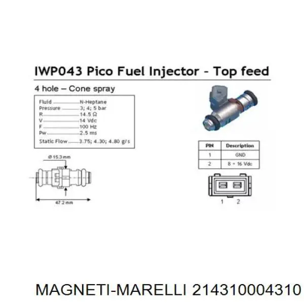  IWP043 Magneti Marelli