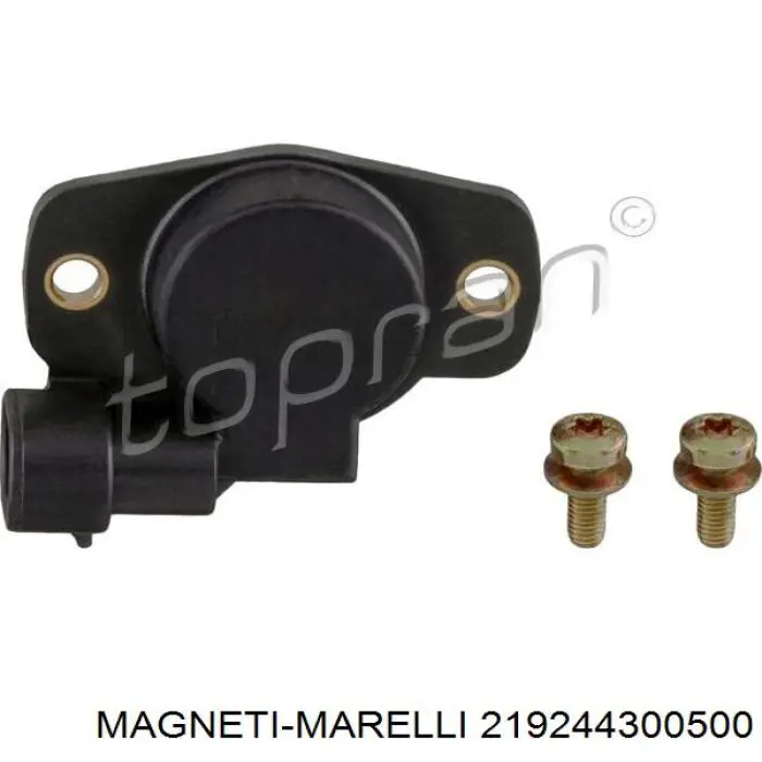 219244300500 Magneti Marelli sensor de posição da válvula de borboleta (potenciômetro)