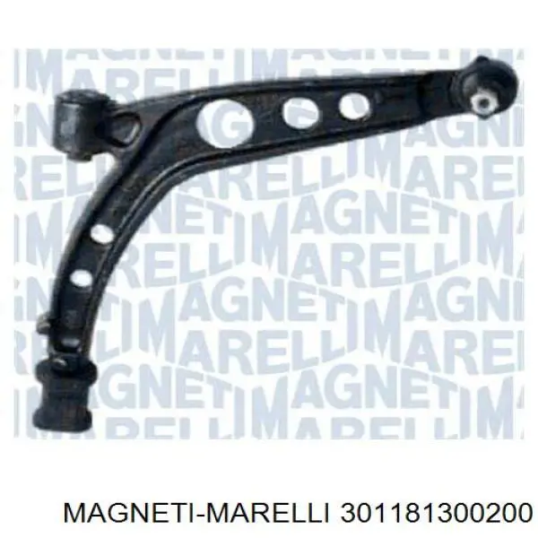 Рычаг передней подвески нижний левый 301181300200 Magneti Marelli