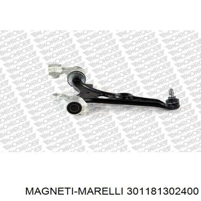 Рычаг передней подвески нижний левый 301181302400 Magneti Marelli