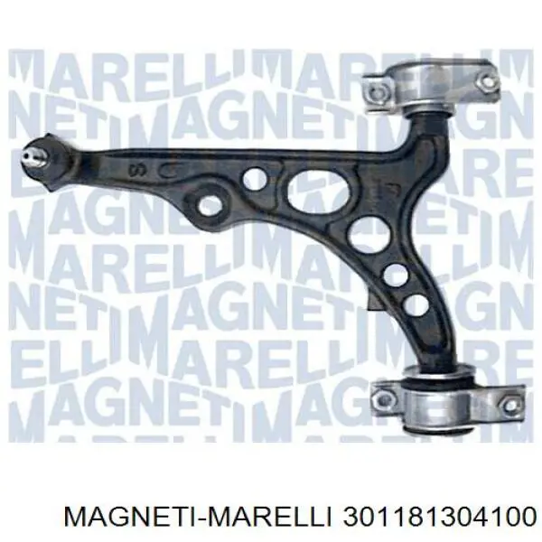 Рычаг передней подвески нижний правый 301181304100 Magneti Marelli