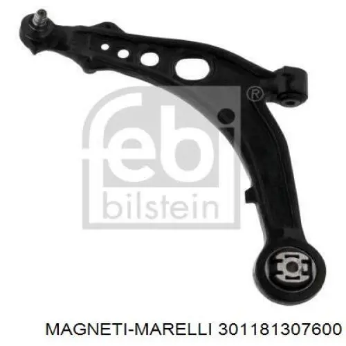 Рычаг передней подвески нижний левый 301181307600 Magneti Marelli