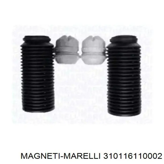 310116110002 Magneti Marelli pára-choque (grade de proteção de amortecedor dianteiro + bota de proteção)