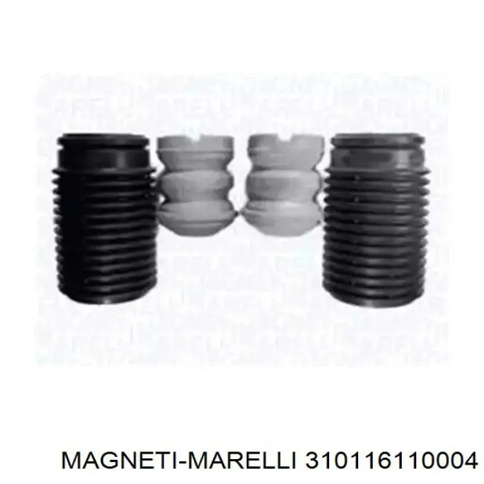 Буфер (отбойник) амортизатора переднего + пыльник 310116110004 Magneti Marelli