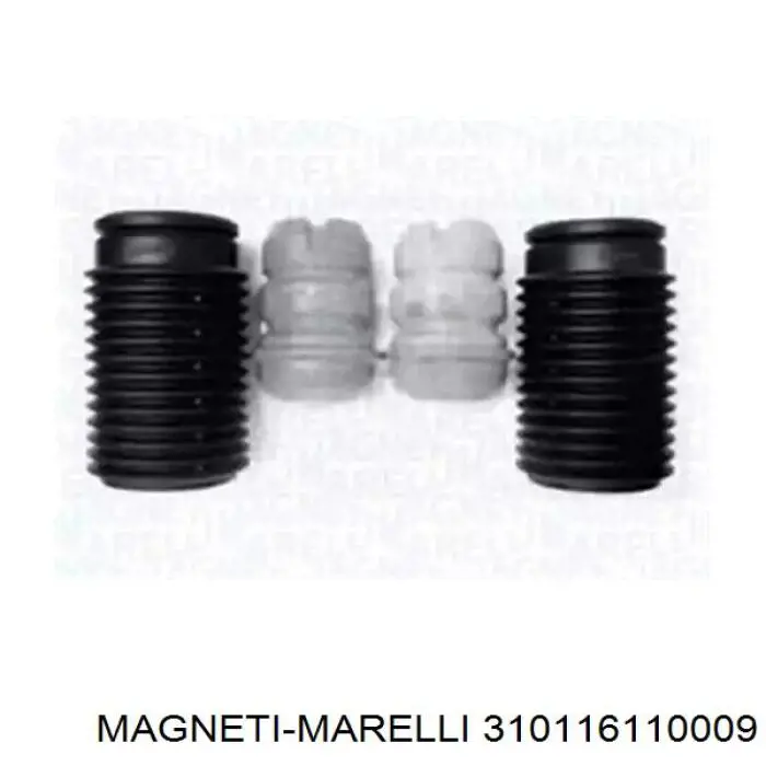 Буфер (отбойник) амортизатора заднего + пыльник MAGNETI MARELLI 310116110009