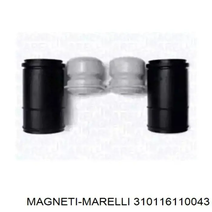 Буфер (отбойник) амортизатора переднего + пыльник 310116110043 Magneti Marelli