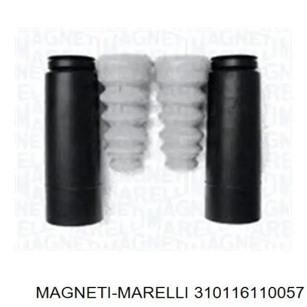 310116110057 Magneti Marelli pára-choque (grade de proteção de amortecedor traseiro + bota de proteção)