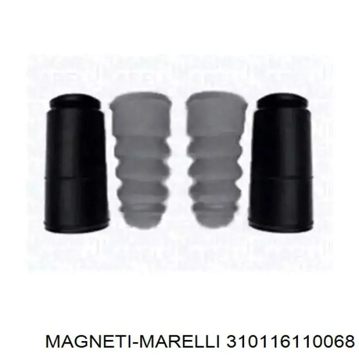 310116110068 Magneti Marelli pára-choque (grade de proteção de amortecedor traseiro)
