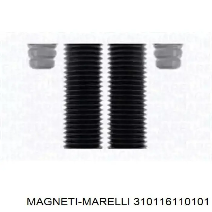 Буфер (отбойник) амортизатора переднего + пыльник 310116110101 Magneti Marelli