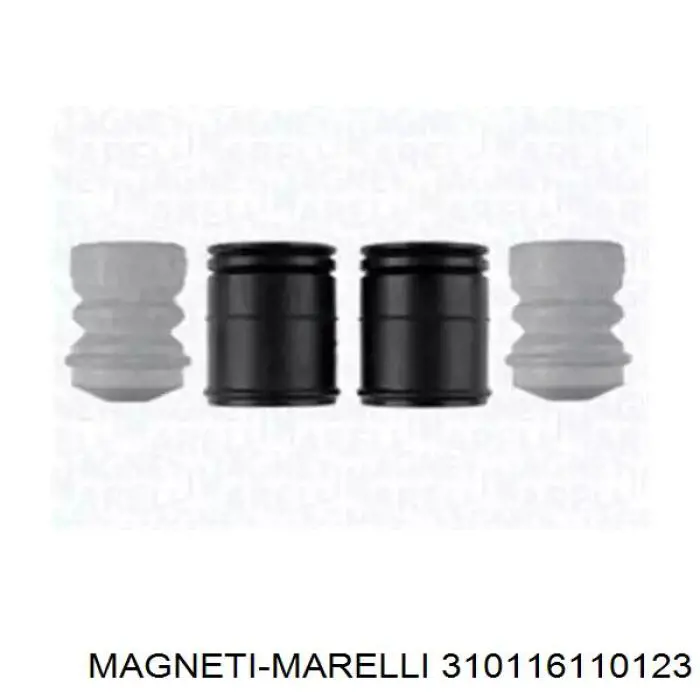 Буфер (отбойник) амортизатора заднего + пыльник MAGNETI MARELLI 310116110123