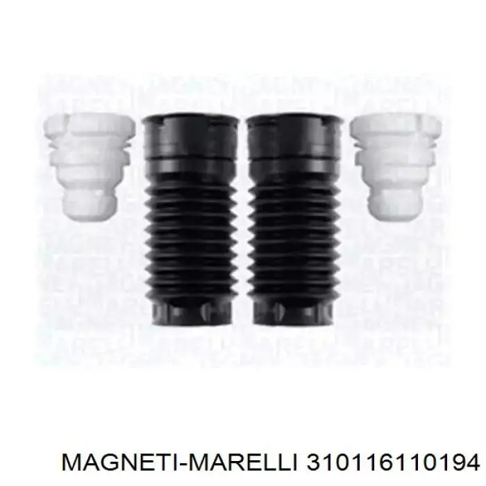 Буфер (отбойник) амортизатора переднего + пыльник 310116110194 Magneti Marelli