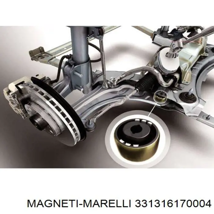 Ролик натяжителя приводного ремня Magneti Marelli 331316170004
