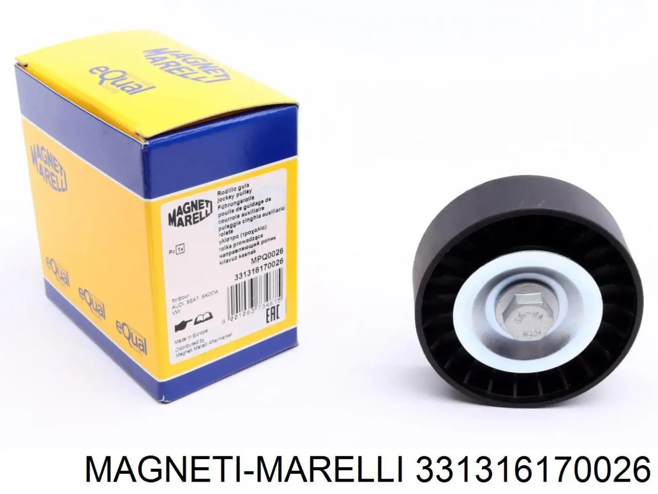 Паразитный ролик приводного ремня Magneti Marelli 331316170026 цена, от 11.11 USD