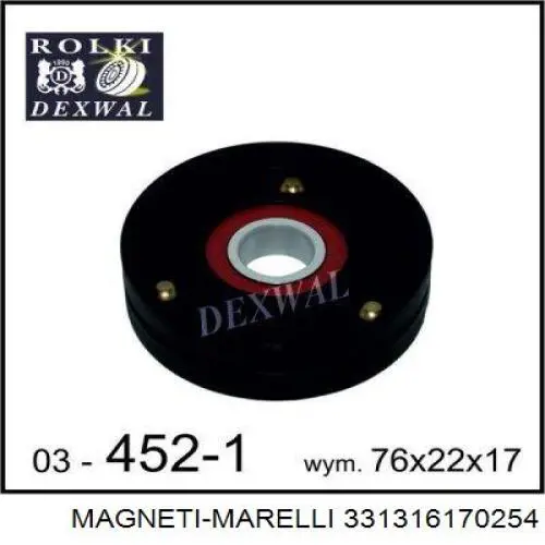 331316170254 Magneti Marelli Ролик натяжителя ремня агрегатов