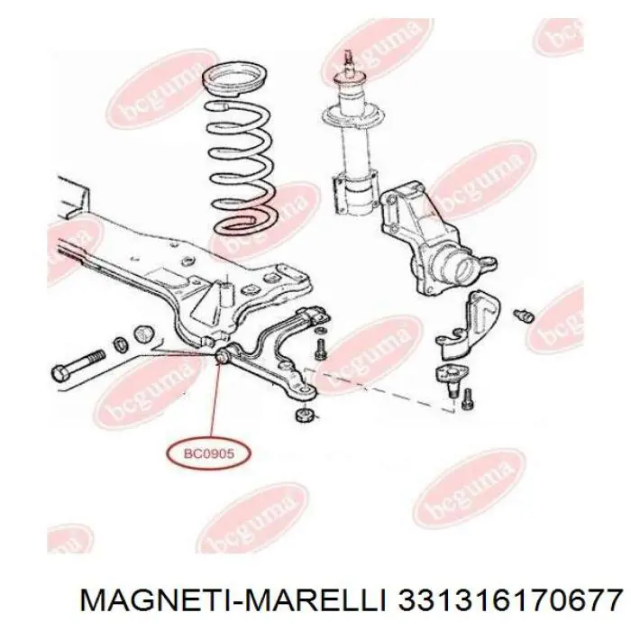 Купить 331316170677 Magneti Marelli Паразитный ролик