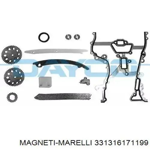 331316171199 Magneti Marelli Ролик натяжителя ремня агрегатов
