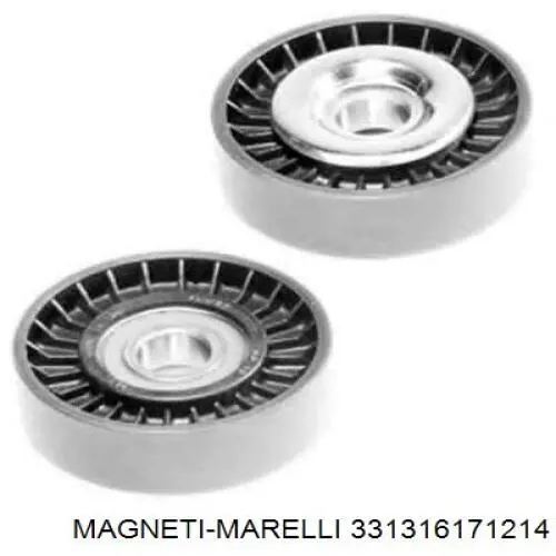 Rolo de reguladora de tensão da correia de transmissão Magneti Marelli 331316171214