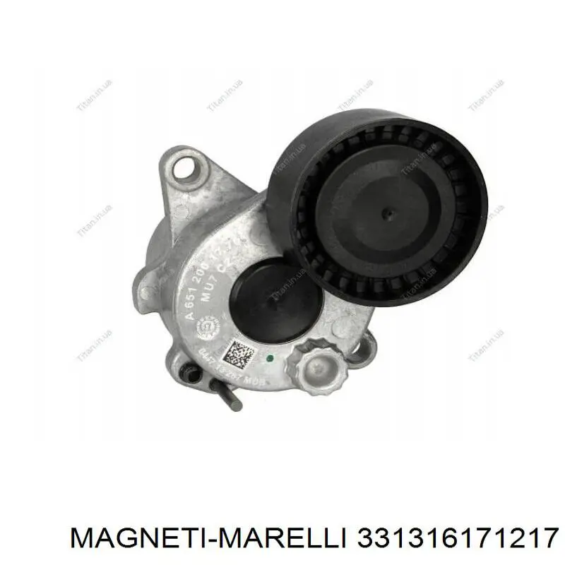 331316171217 Magneti Marelli Ролик натяжителя ремня агрегатов