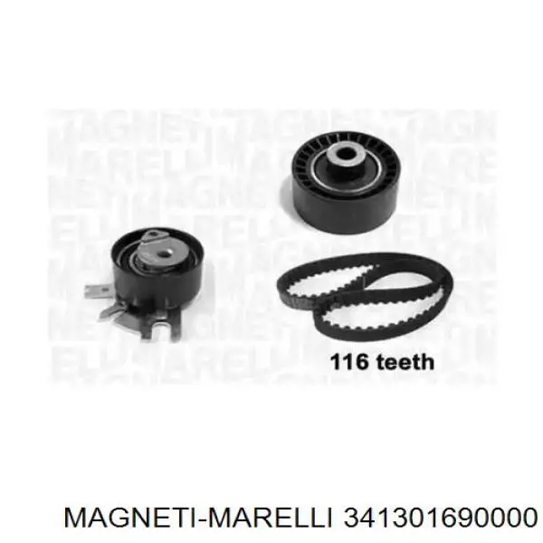 Комплект ремня ГРМ 341301690000 Magneti Marelli