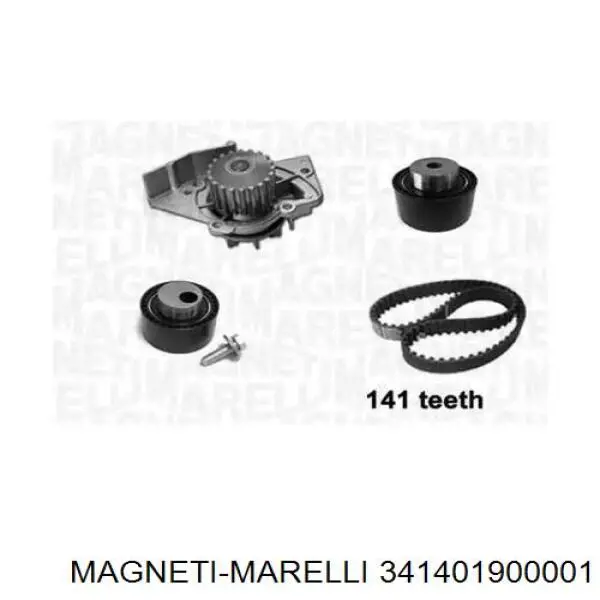 Комплект ремня ГРМ 341401900001 Magneti Marelli