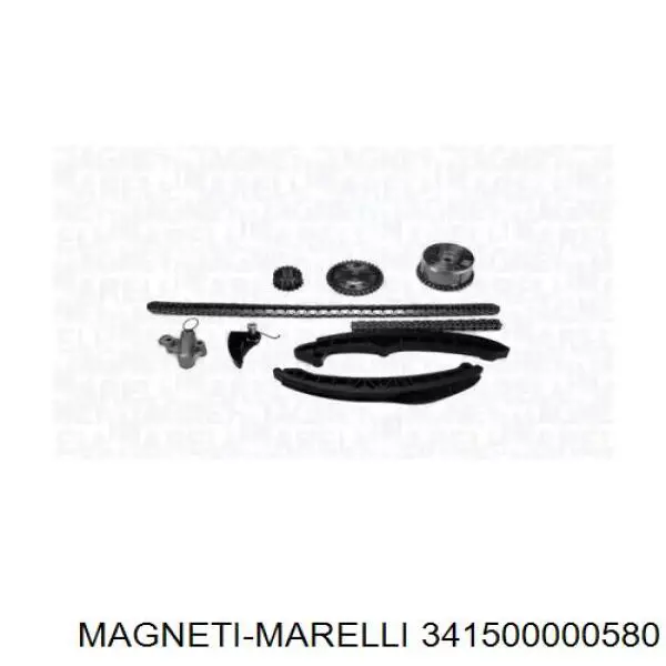 341500000580 Magneti Marelli cadeia do mecanismo de distribuição de gás, kit