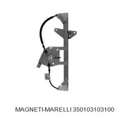 Механизм стеклоподъемника двери задней левой 350103103100 Magneti Marelli