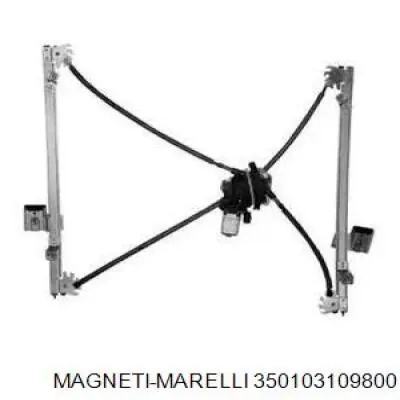 Mecanismo de acionamento de vidro da porta dianteira direita 350103109800 Magneti Marelli