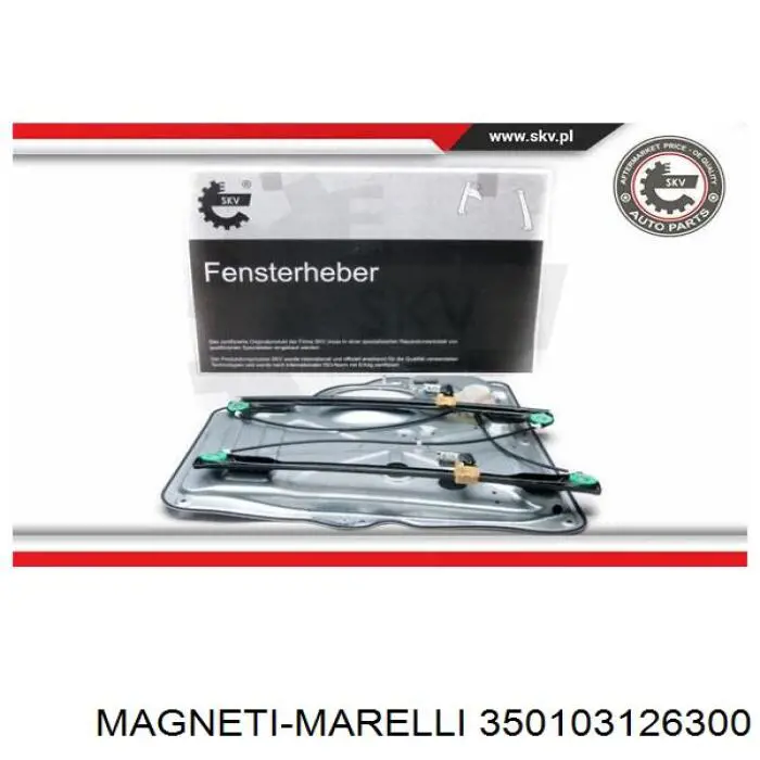 Механизм стеклоподъемника водительской двери Magneti Marelli 350103126300 цена, от 48.70 USD