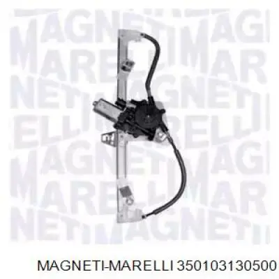 350103130500 Magneti Marelli mecanismo de acionamento de vidro da porta dianteira esquerda