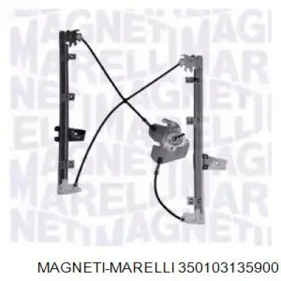 350103135900 Magneti Marelli mecanismo de acionamento de vidro da porta dianteira esquerda