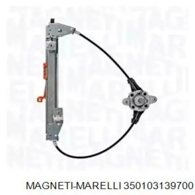 Механизм стеклоподъемника двери задней левой 350103139700 Magneti Marelli