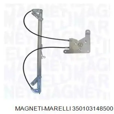 350103148500 Magneti Marelli mecanismo de acionamento de vidro da porta dianteira esquerda