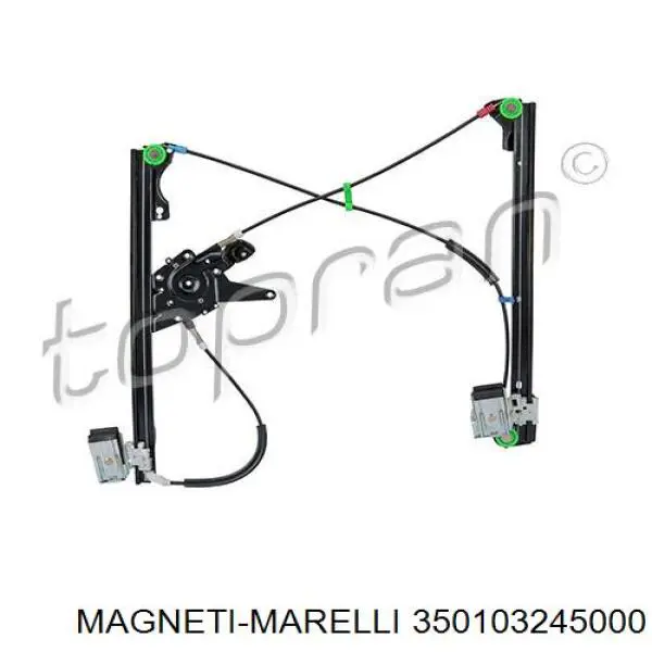 350103245000 Magneti Marelli Механизм стеклоподъемника передней левой двери