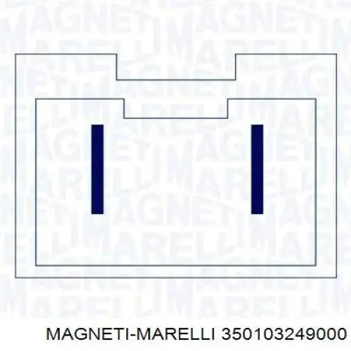 350103249000 Magneti Marelli Механизм стеклоподъемника передней левой двери