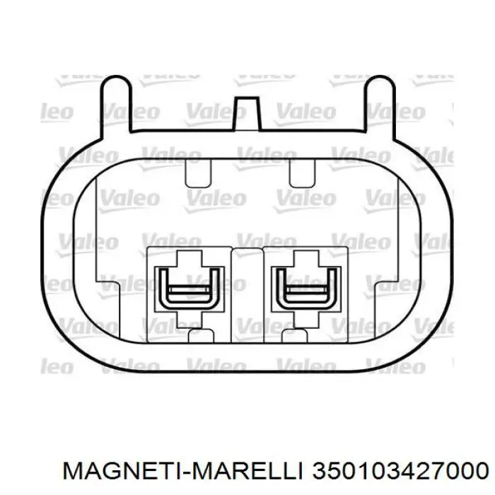 350103427000 Magneti Marelli Механизм стеклоподъемника передней левой двери