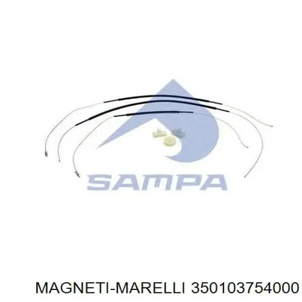 Механизм стеклоподъемника двери передней, правой Magneti Marelli 350103754000